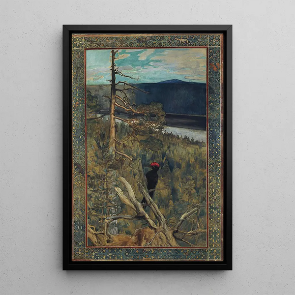 Le grand pic noir - Akseli Gallen-Kallela — quadro incorniciato alla parete