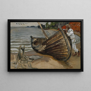 Akseli GallenKallela - The Lamenting Boat.webp