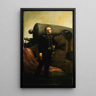 Alban Jasper Conant - The First Gun at Fort Sumter Major Robert Anderson.webp