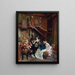 Um ein Partitur herum - Albert Aublet — gerahmtes Bild an der Wand