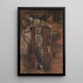 Albert Besnard - Danseur hindou ou Le Danseur au masque jaune.webp