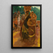 Sul ponte di Trichinopoly in India - Albert Besnard — quadro incorniciato alla parete