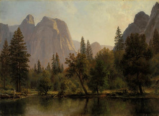 Albert Bierstadt - Cathedral Rocks Yosemite Valley.webp