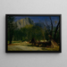 Consiglio degli Indiani in California - Albert Bierstadt — quadro incorniciato alla parete