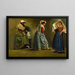 Studi di costumi italiani - Albert Bierstadt — quadro incorniciato alla parete