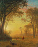 Lumière nella foresta - Albert Bierstadt — vista dell’opera