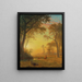 Lumière nella foresta - Albert Bierstadt — quadro incorniciato alla parete