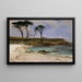 Anse marine - Albert Bierstadt — gerahmtes Bild an der Wand