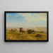 L'Ouest sauvage - Albert Bierstadt — gerahmtes Bild an der Wand