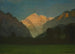 Vue du parc du Glacier ou Coucher de soleil sur le pic - Albert Bierstadt — Ansicht des Kunstwerks