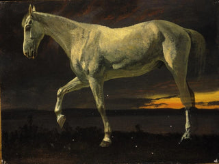 Albert Bierstadt - White Horse and Sunset.webp