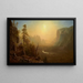 Vallée de Yosemite, sentier de Glacier Point - Albert Bierstadt — gerahmtes Bild an der Wand