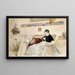 L'épouse de l'artiste lisant sur le canapé - Albert Edelfelt — gerahmtes Bild an der Wand