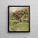 di fiori di sambuco in fiore Vista da Chantilly - Albert Edelfelt — quadro incorniciato alla parete