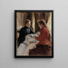 Onze - Albert Edelfelt — gerahmtes Bild an der Wand