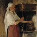 Elli Jäppinen au poêle, étude - Albert Edelfelt — vista dell’opera