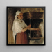 Elli Jäppinen au poêle, étude - Albert Edelfelt — quadro incorniciato alla parete