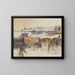 del porto sud - Albert Edelfelt — quadro incorniciato alla parete