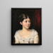 Fille en robe blanche - Albert Edelfelt — quadro incorniciato alla parete
