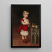 Der große Fürst Andreï Vladimirovitch Kind - Albert Edelfelt — gerahmtes Bild an der Wand