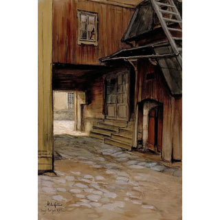 Albert Edelfelt - House in Porvoo.webp