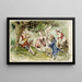 Villa vicino alla sorgente, studio - Albert Edelfelt — quadro incorniciato alla parete