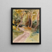 Innenansicht des Waldes - Albert Edelfelt — gerahmtes Bild an der Wand
