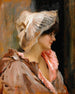 Dame parisienne en peignoir - Albert Edelfelt — vista dell’opera