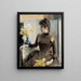 Parisienne Painting - Albert Edelfelt — framed artwork on a wall