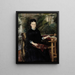 Ritratto della signora Anna Sinebrychoff - Albert Edelfelt — quadro incorniciato alla parete