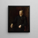 Portrait des Professors Carl Gustav Estlander - Albert Edelfelt — gerahmtes Bild an der Wand