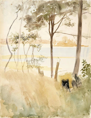 Albert Edelfelt - Seashore at Haikko in Autumn.webp