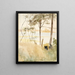 Küstenlandschaft bei Haikko im Herbst - Albert Edelfelt — gerahmtes Bild an der Wand