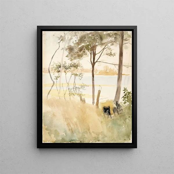 Albert Edelfelt - Seashore at Haikko in Autumn.webp