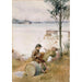 Riproduzione del dipinto Serenata sul molo - Albert Edelfelt