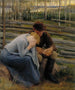 Variation sur la tristesse de l'illustration du poème « À la foire de Vernamo » - Albert Edelfelt — Ansicht des Kunstwerks