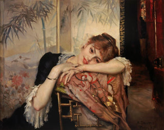 Albert Edelfelt - The Parisienne Virginie.webp