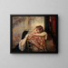 La Parisienne Virginie - Albert Edelfelt — gerahmtes Bild an der Wand