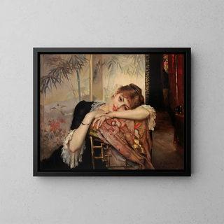 Albert Edelfelt - The Parisienne Virginie.webp