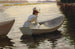 Frau in einem Boot - Albert Edelfelt — Ansicht des Kunstwerks