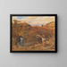 Il principe Camaralzaman che osserva il ladro del talismano - Albert Goodwin — quadro incorniciato alla parete