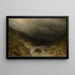 Sturm im Sefinen-Tal bei Lauterbrunnen - Albert Gos — gerahmtes Bild an der Wand