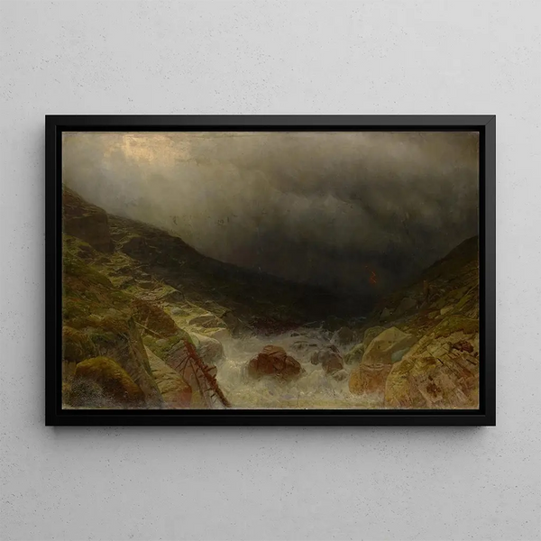 Albert Gos - Tempest in Sefinen Valley near Lauterbrunnen.webp