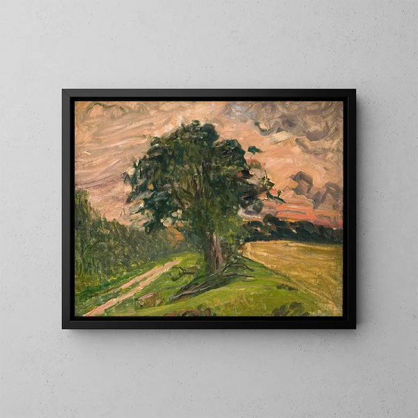 Landschaft von Tisvilde - Albert Gottschalk — gerahmtes Bild an der Wand