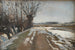 Paesaggio Invernale a Utterslev vicino a Copenaghen - Albert Gottschalk — vista dell’opera