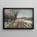 Paesaggio Invernale a Utterslev vicino a Copenaghen - Albert Gottschalk — quadro incorniciato alla parete