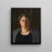 Portrait von Bianca Kern-Hunziker - Albert Hermann Daur — gerahmtes Bild an der Wand
