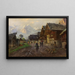 La Rue du Printemps à Garmisch - Albert Kappis — gerahmtes Bild an der Wand