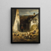 Chicken Farming Painting in the Dachau Region - Albert Kappis — framed artwork on a wall