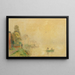 Ufer der Seine in La Bouille - Albert Lebourg — gerahmtes Bild an der Wand